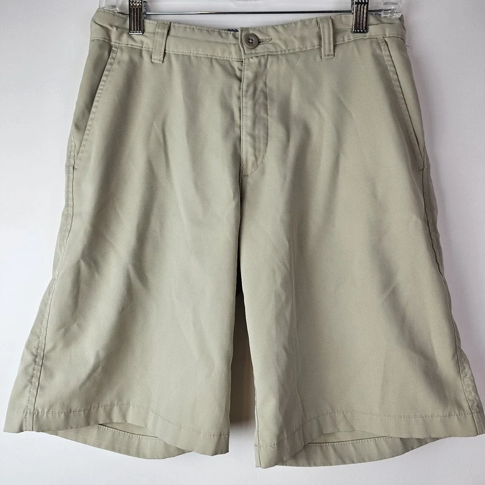 Tommy Hilfiger Kids Boys School Uniform Shorts Khaki Beige XXL 18 Casual Bottoms